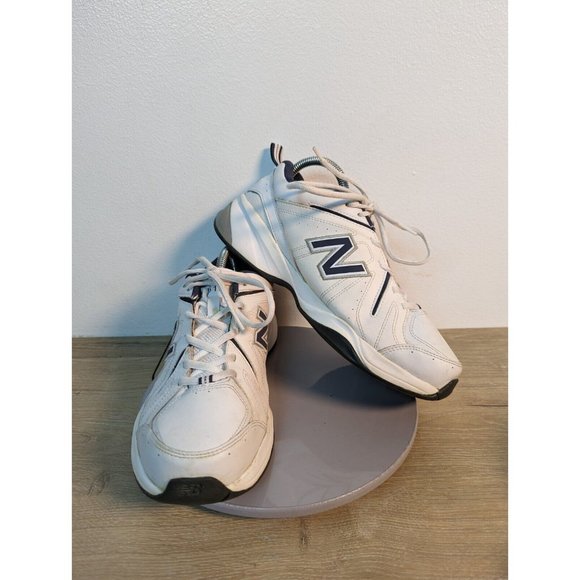 New Balance 619v2 White Navy Walking Shoes MX619WN2 Mens Size 9 4E Dad Shoe - Picture 2 of 11